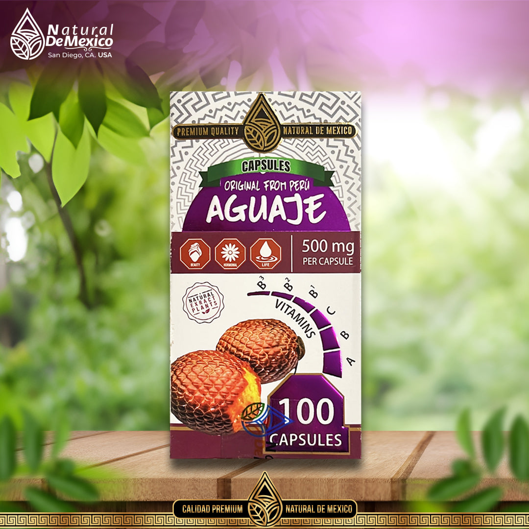 Aguaje Suplemento Premium / Aguaje Premium Supplement 100 Cápsulas