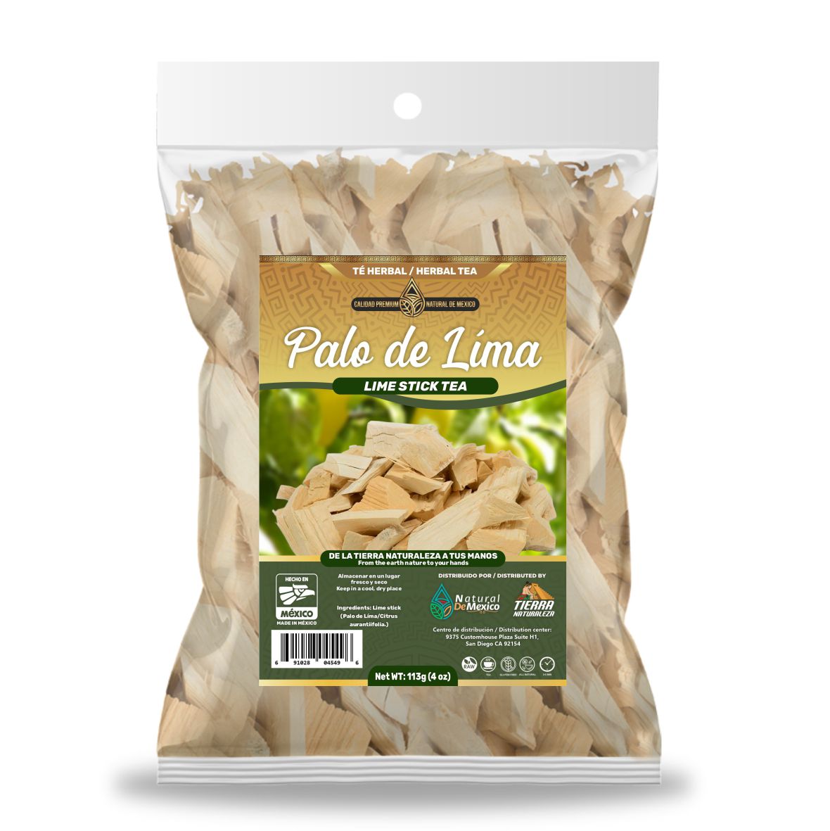 Palo de Lima Té Herbal 113g - 4 oz / Lime Stick Herbal Tea 113g - 4 oz