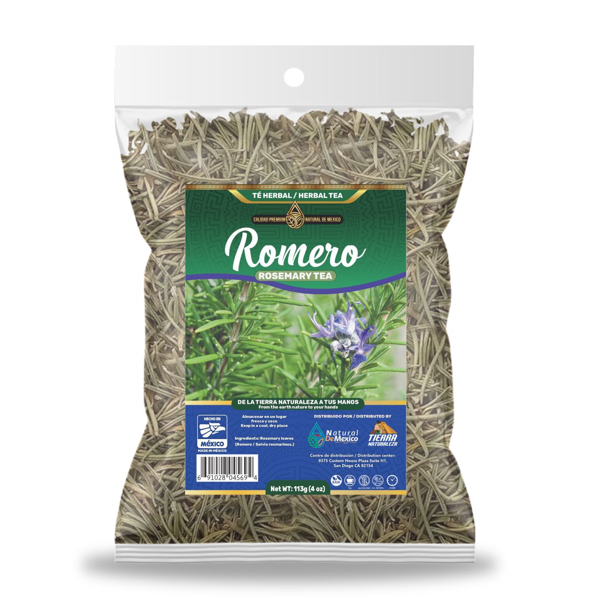Romero Té Herbal 113g - 4 oz / Rosemary Herbal Tea 113g - 4 oz