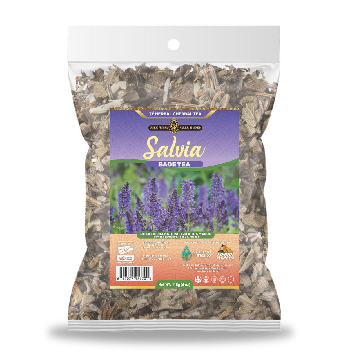 Salvia Té herbal 113g - 4 oz / Sage Herbal Tea 113 g - 4 oz