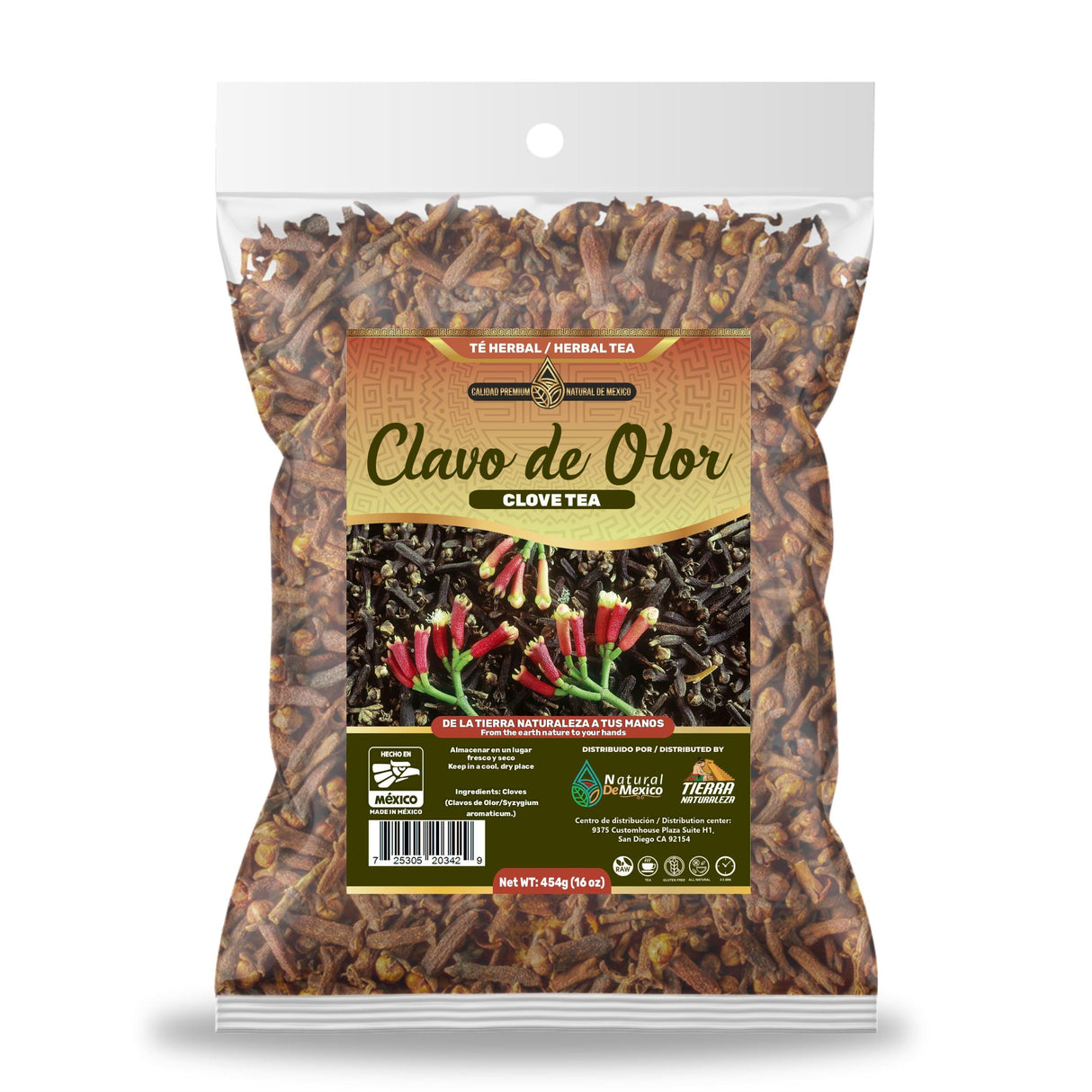 Clavo de Olor Té Herbal 454g - 16 oz / Clove Herbal Tea 454g - 16 oz - Natural de Mexico