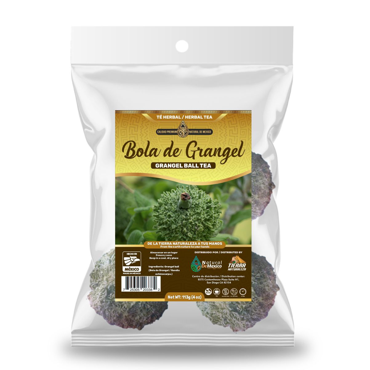 Bola de Grangel Té Herbal 113g - 4 oz / Grangel Ball Herbal Tea 113g - 4 oz