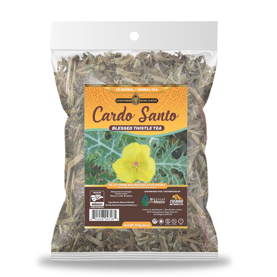 Cardo Santo Té Herbal 113g - 4 oz / Blessed Thistle Herbal Tea 113g - 4 oz