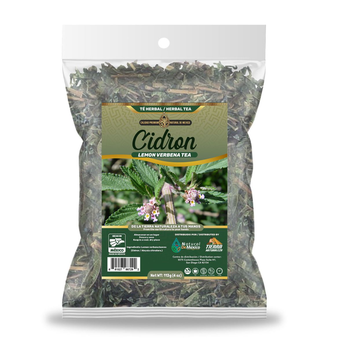 Cidron Té Herbal 113g - 4 oz / Lemon Verbena Herbal Tea 113g - 4 oz
