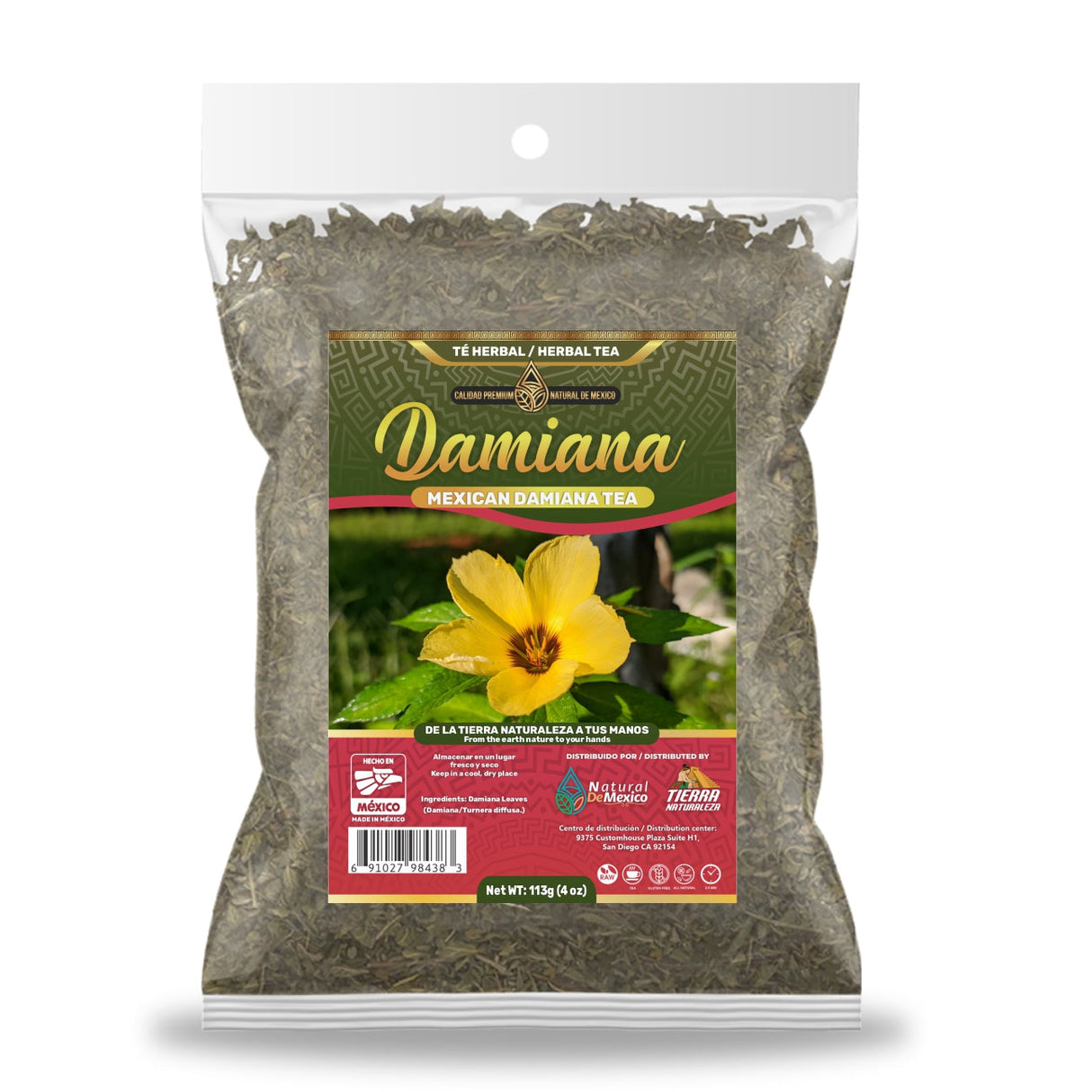 Damiana Té Herbal 113g - 4 oz / Mexican Damiana Herbal Tea 113g - 4 oz
