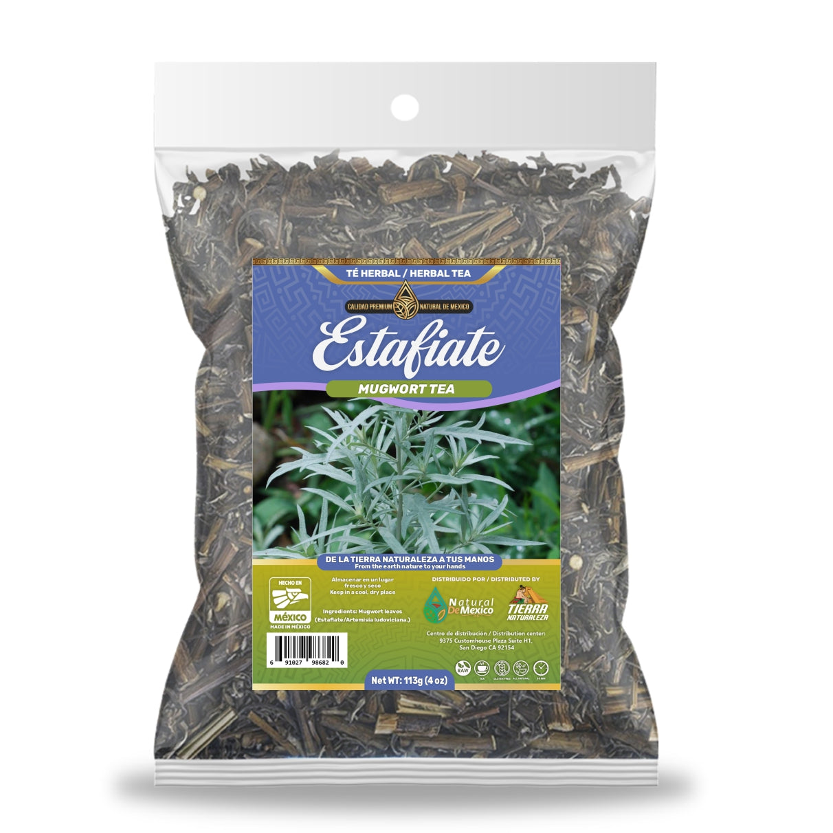 Estafiate  Té Herbal 113g - 4 oz / Mugwort Herbal Tea 113g - 4 oz