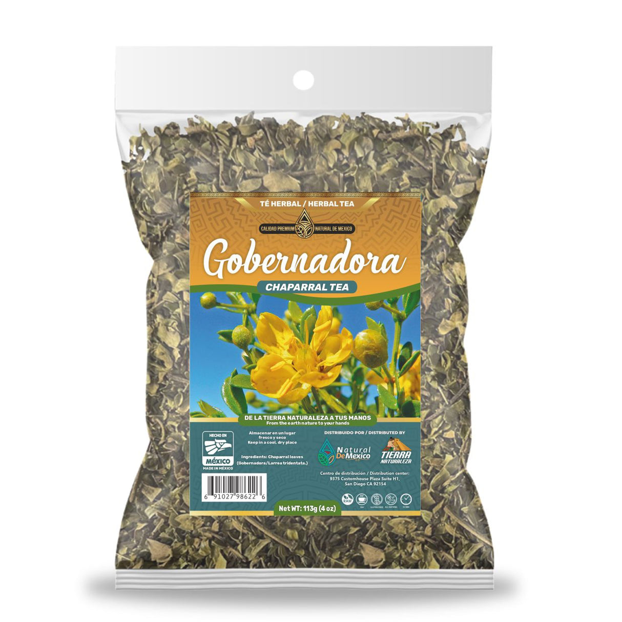 Gobernadora Té Herbal 113g - 4 oz / Chaparral Herbal Tea 113g - 4 oz