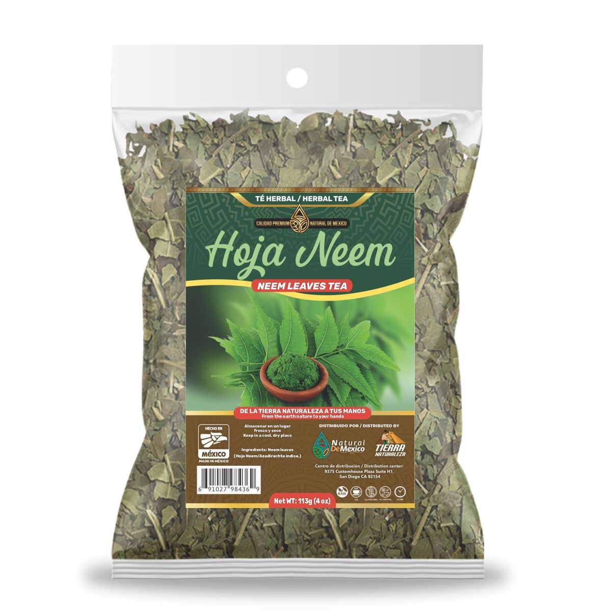 Hoja Neem Té Herbal 113g - 4 oz / Neem Leaves Herbal Tea 113g - 4 oz