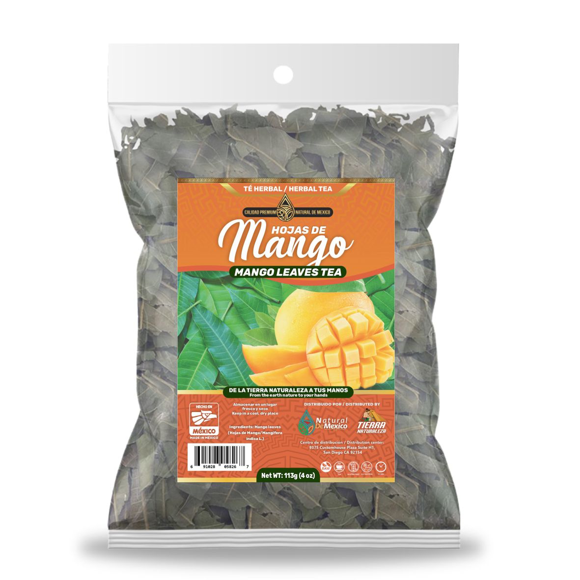 Hojas de Mango Té Herbal 113g - 4 oz /  Mango Leaves Herbal Tea 113g - 4 oz