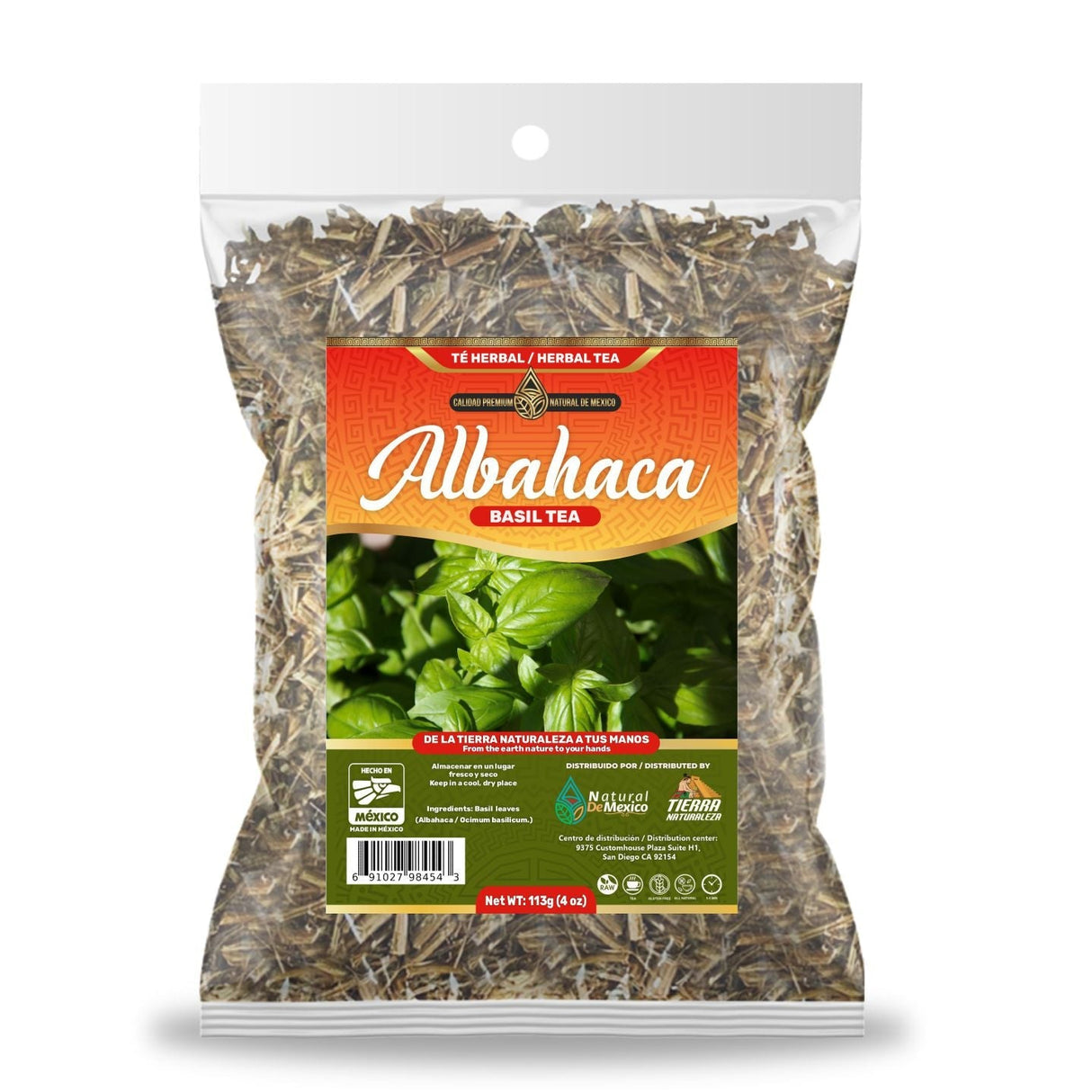 Albahaca Té Herbal 113g - 4 oz / Basil Herbal Tea 113g - 4 oz