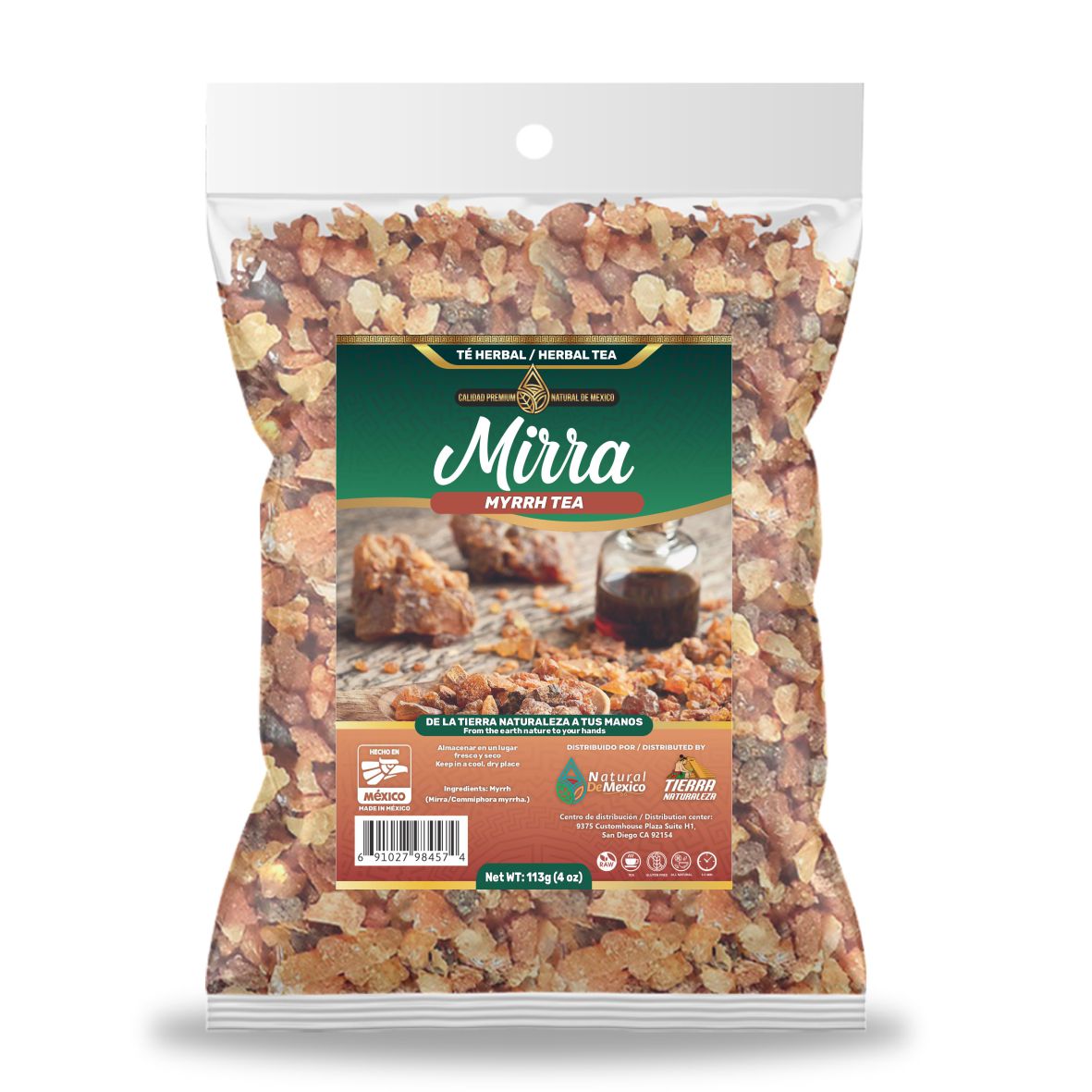 Mirra Té Herbal 113g - 4 oz / Myrrh Herbal Tea 113g - 4 oz