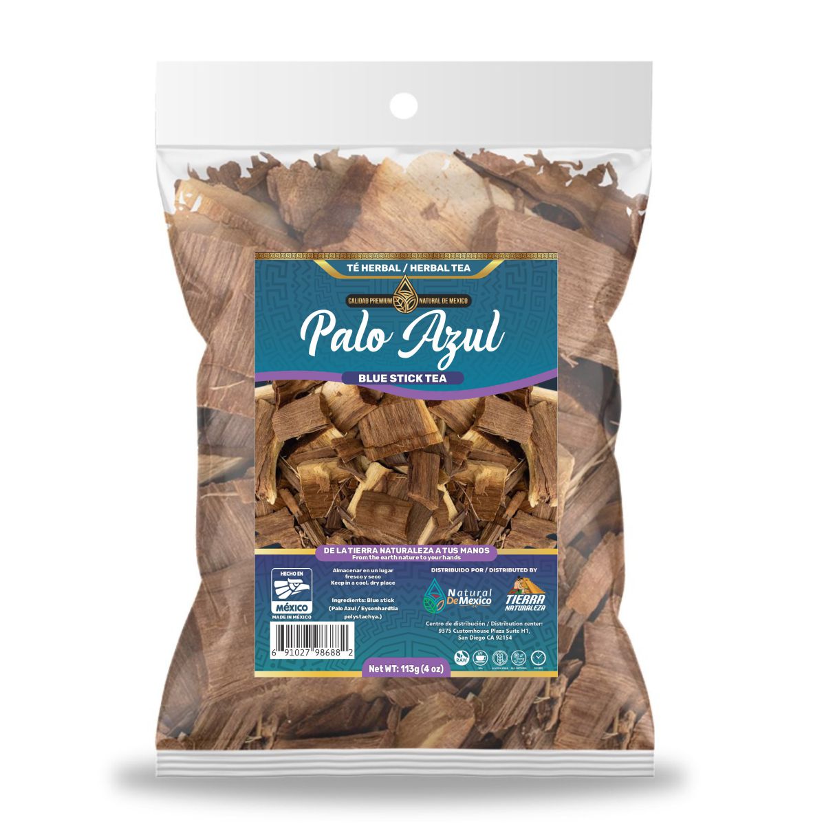 Palo Azul Té Herbal 113g - 4 oz / Blue Stick Herbal Tea 113g - 4 oz