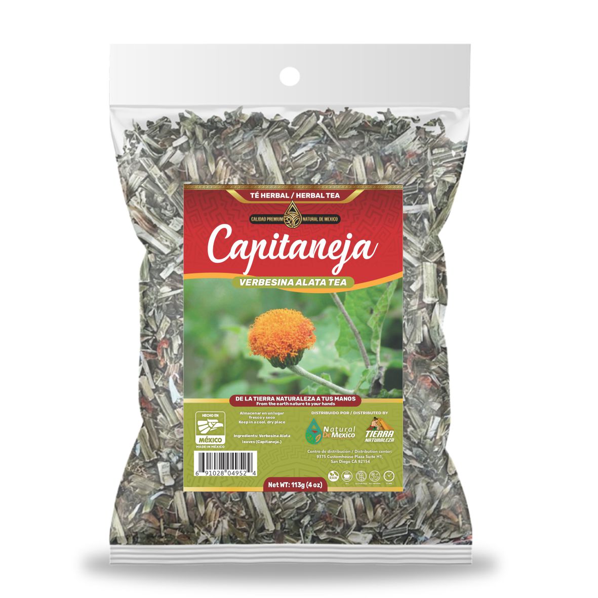 Capitaneja Té Herbal 113g - 4 oz / Verbesina alata Herbal Tea 113g - 4oz