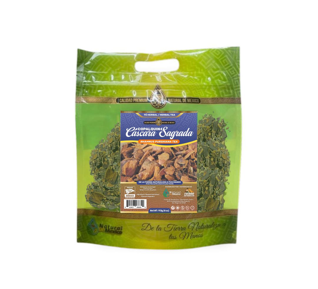 Cascara Sagrada Té Herbal 113g - 4 oz / Rhamnus Purshiana Herbal Tea 113g - 4 oz