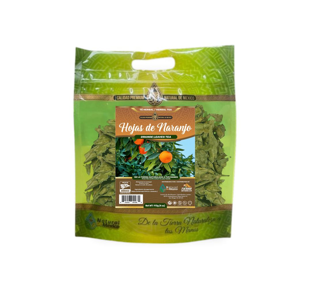 Hojas de Naranjo Té Herbal 113g - 4 oz / Orange Leaves Herbal Tea 113g - 4 oz - Natural de Mexico