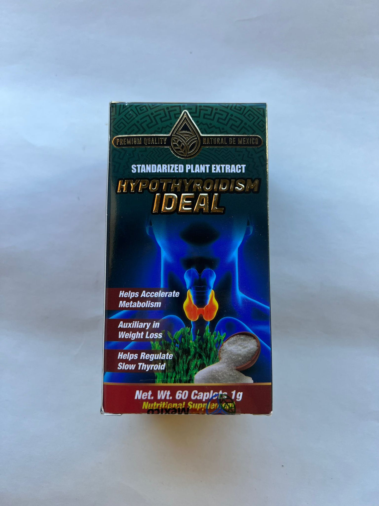 Hipo Tyro Ideal HipoTyro Suplemento Supplement 60 Caplets