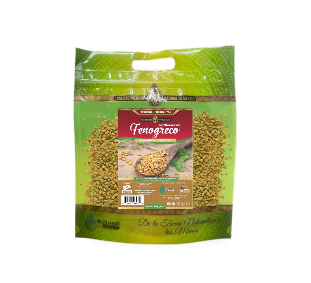 Semillas de Fenogreco Té Herbal 113g - 4 oz / Fenugreek Seeds Herbal Tea 113g - 4 oz