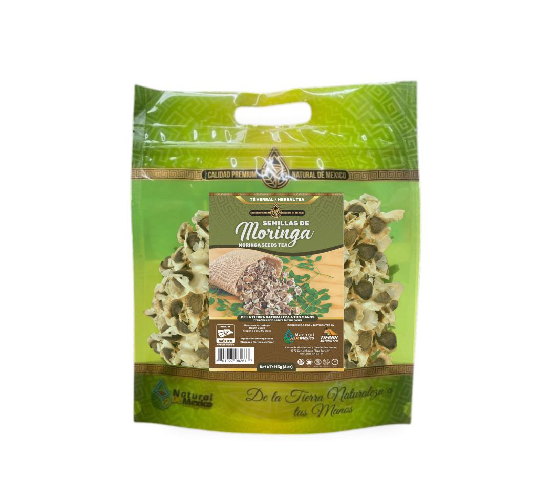 Semillas de Moringa Té Herbal 113g - 4 oz / Moringa Seeds Herbal Tea 113g - 4 oz