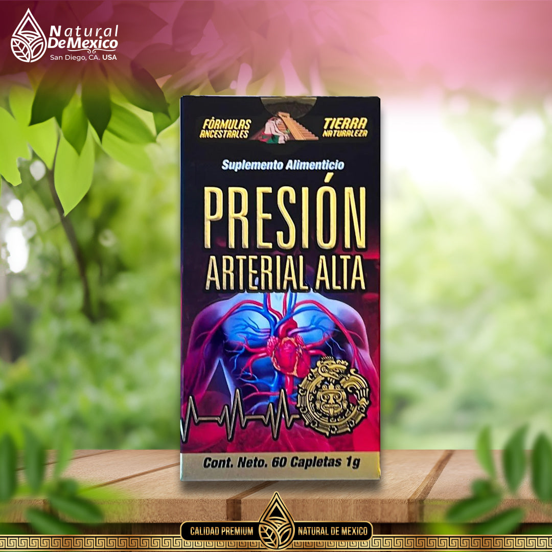 Presión Arterial Alta Suplemento Tierra Naturaleza / High Blood Pressure Supplement 60 Caplets