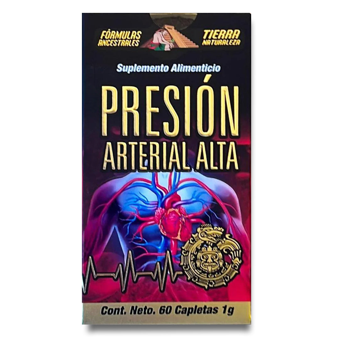 Presión Arterial Alta Suplemento Tierra Naturaleza / High Blood Pressure Supplement 60 Caplets