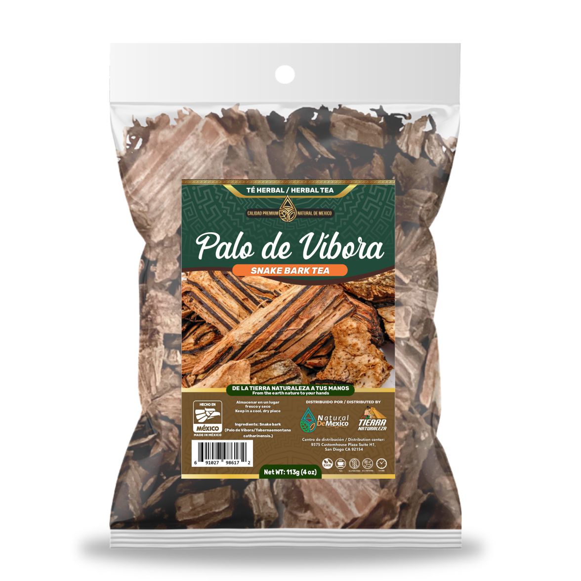 Palo de Vibora Té Herbal 113g - 4 oz / Snake Bark Herbal Tea 113g - 4 oz