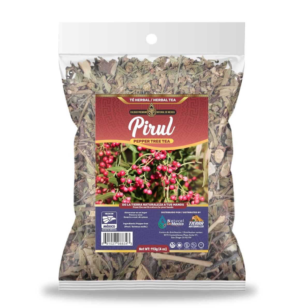 Pirul Té herbal 113g - 4 oz / Pepper Tree Herbal Tea 113g - 4oz