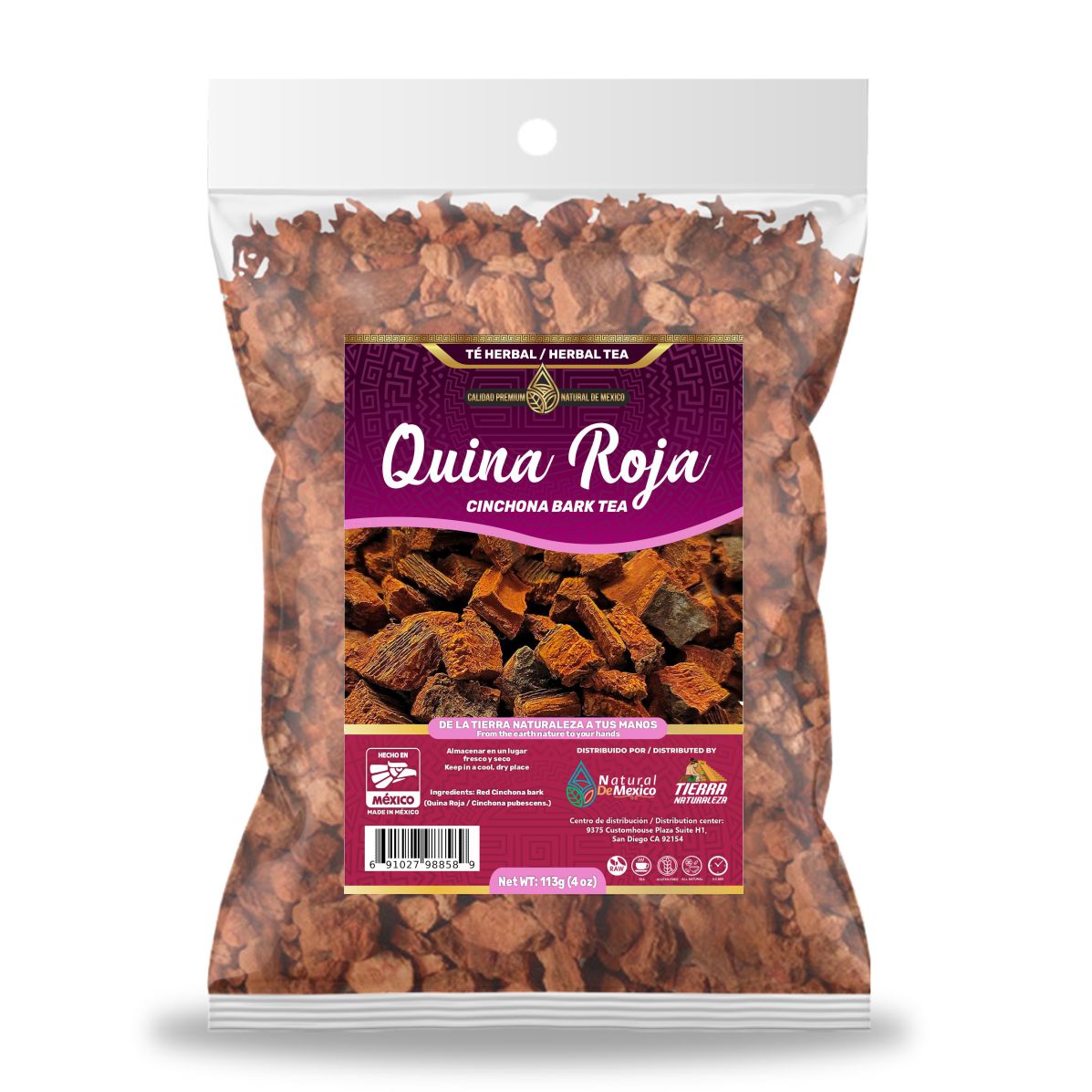 Quina Roja Té herbal 113g - 4 oz / Chinchoa Herbal Tea 113g - 4oz