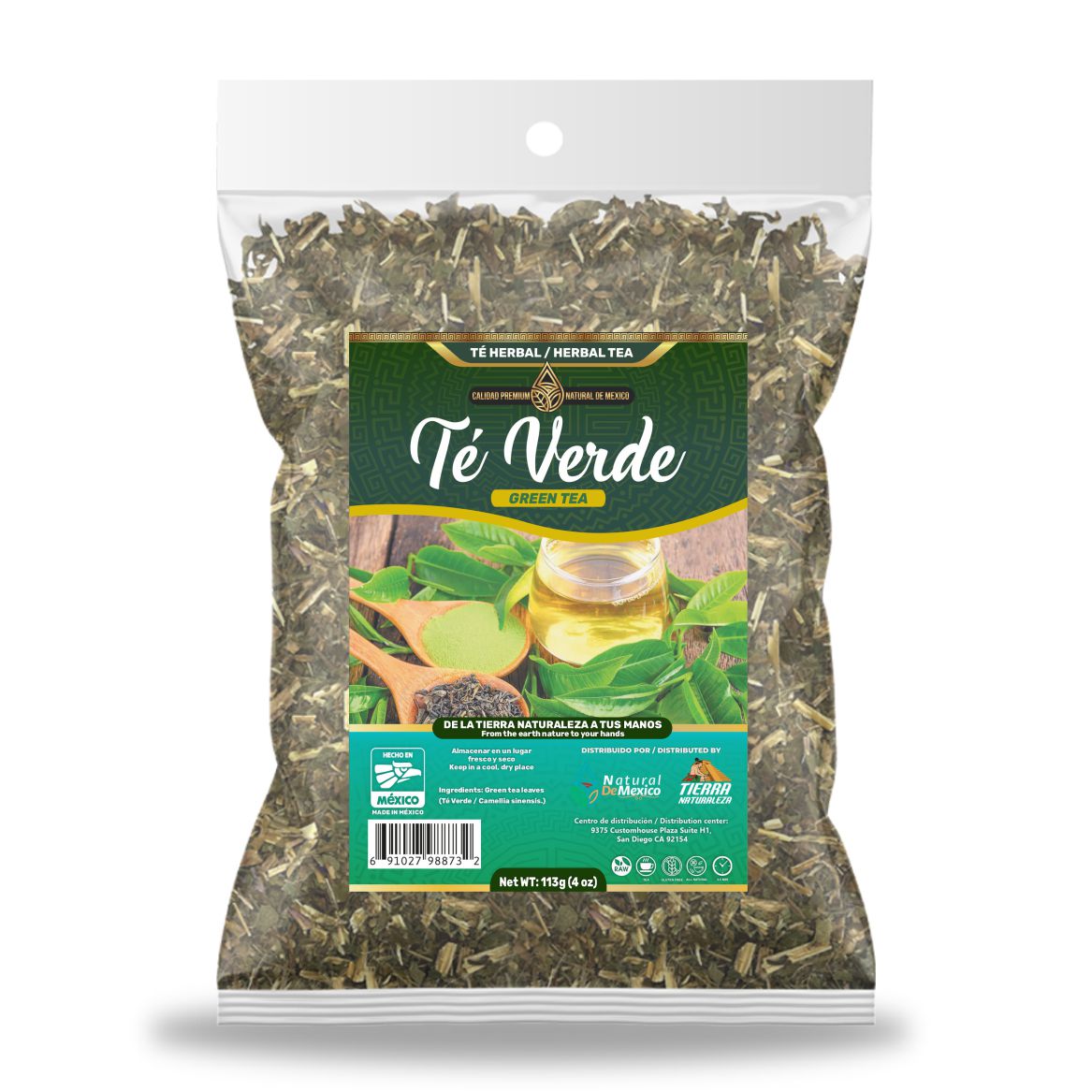 Té Verde Té Herbal 113g - 4 oz / Green Herbal Tea 113g - 4 oz