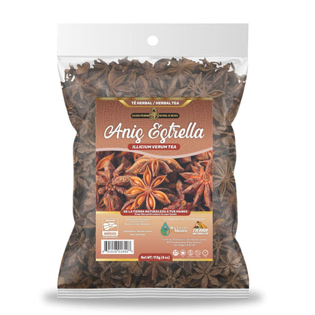 Anis Estrella Té Herbal 113g - 4 oz / Illicium Verum Herbal Tea 113g - 4 oz
