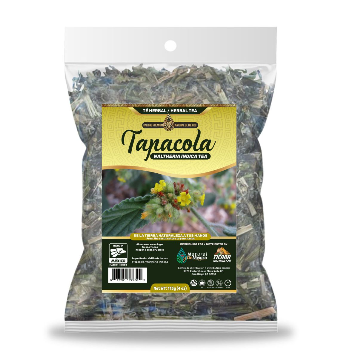 Tapacola Té Herbal 113g- 4 oz / Waltheria Indica Herbal Tea 113g - 4 oz - Natural de Mexico