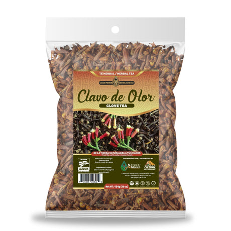 Clavo de Olor Té Herbal 454g - 16 oz / Clove Herbal Tea 454g - 16 oz - Natural de Mexico