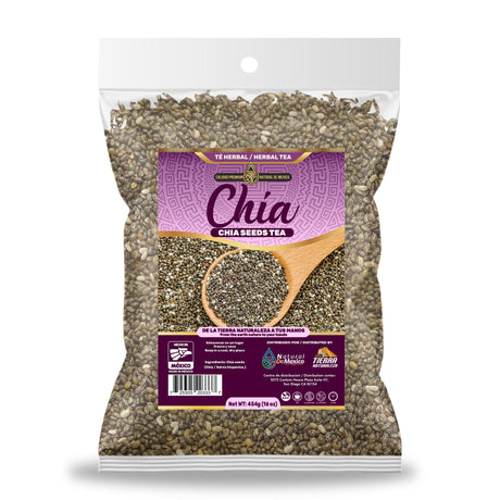 Chia Semillas Té Herbal 454g - 16 oz / Chia Seeds Herbal Tea 454g - 16 oz - Natural de Mexico