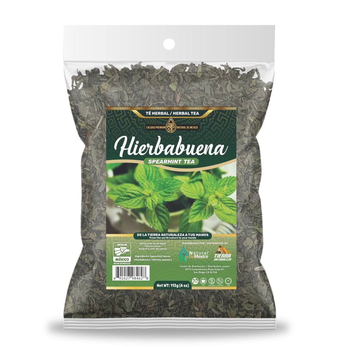 Hierbabuena Té Herbal 113g - 4 oz / Spearmint Herbal Tea 113g - 4 oz