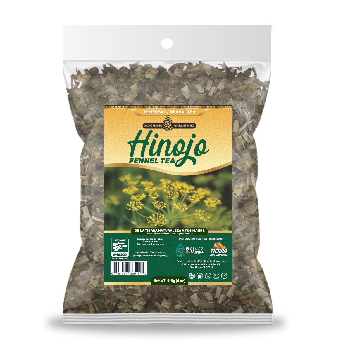 Hinojo Té Herbal 113g - 4 oz / Fennel Herbal Tea 113g - 4 oz