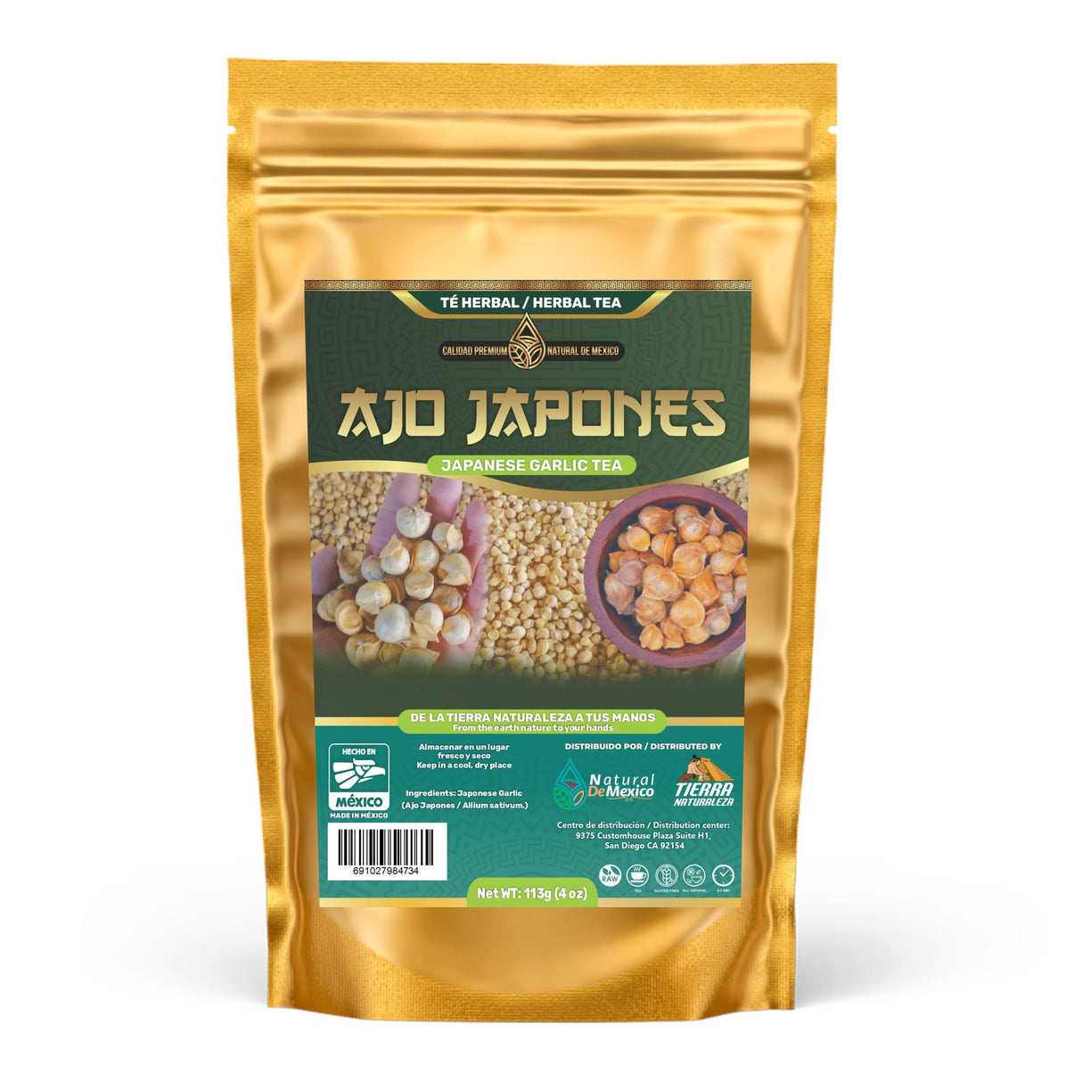 Ajo Japones Té Herbal 113g - 4 oz / Japanese Garlic Herbal Tea 113g - 4 oz