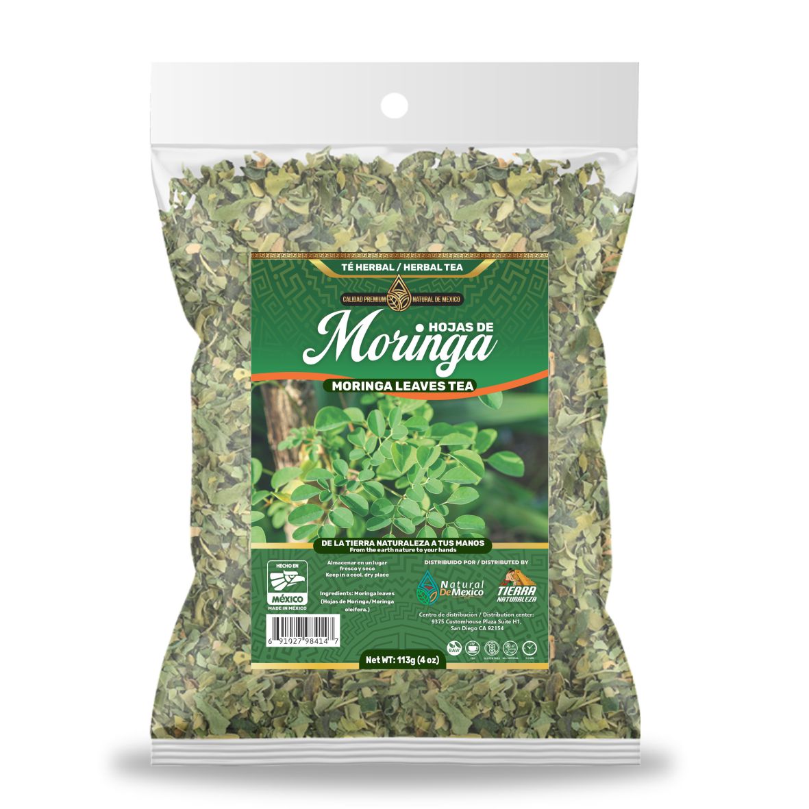 Hojas de Moringa Té Herbal 113g - 4 oz / Moringa Leaves Herbal Tea 113g - 4oz