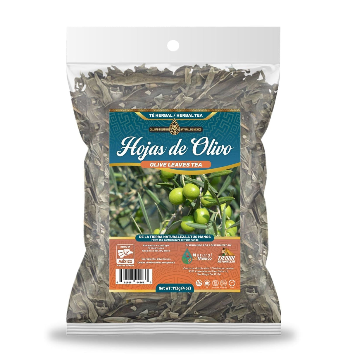 Hojas de Olivo Té Herbal 113g - 4 oz / Olive Leaves Herbal Tea 113g - 4 oz