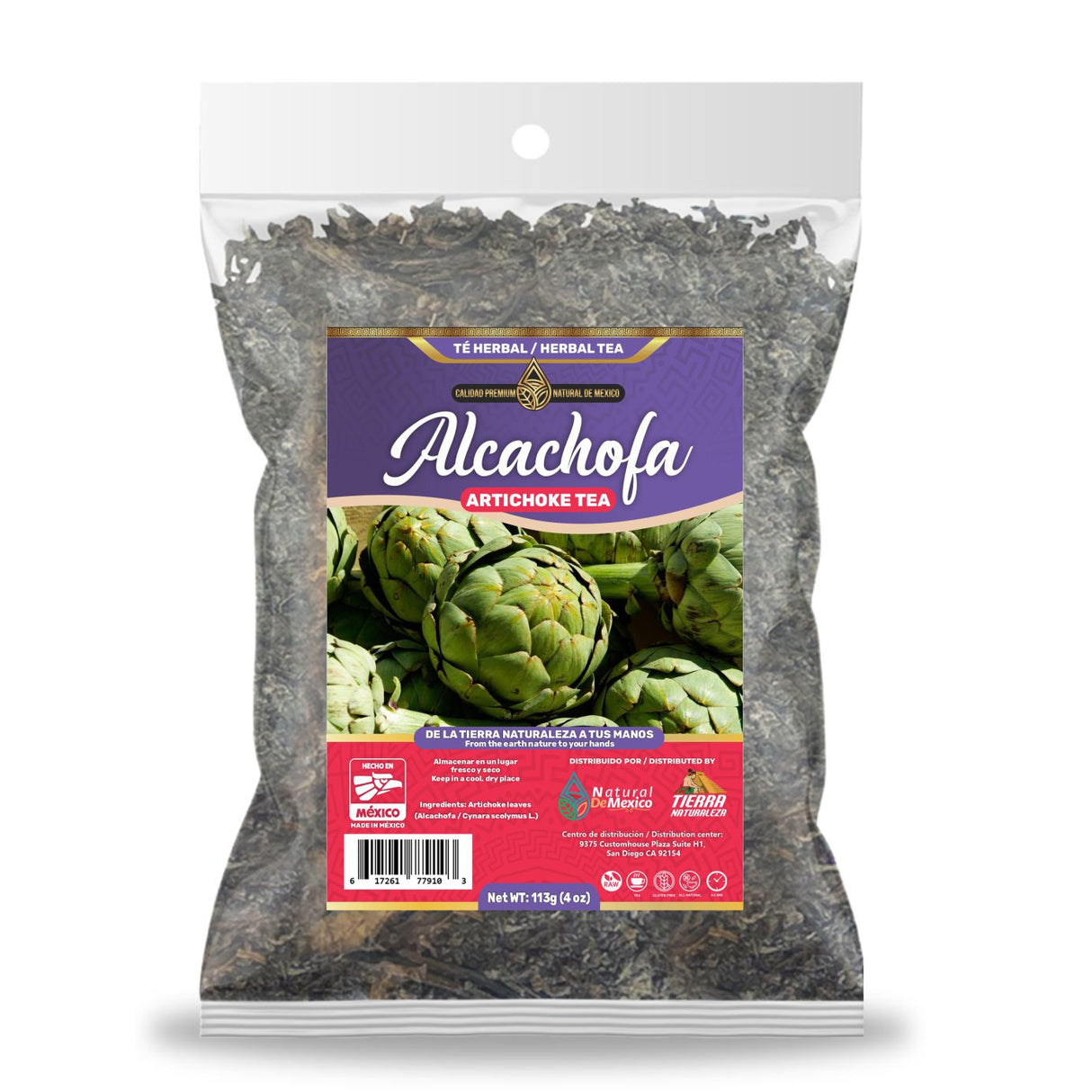 Alcachofa Té Herbal 113g - 4 oz / Artichoke Herbal Tea 113g - 4oz