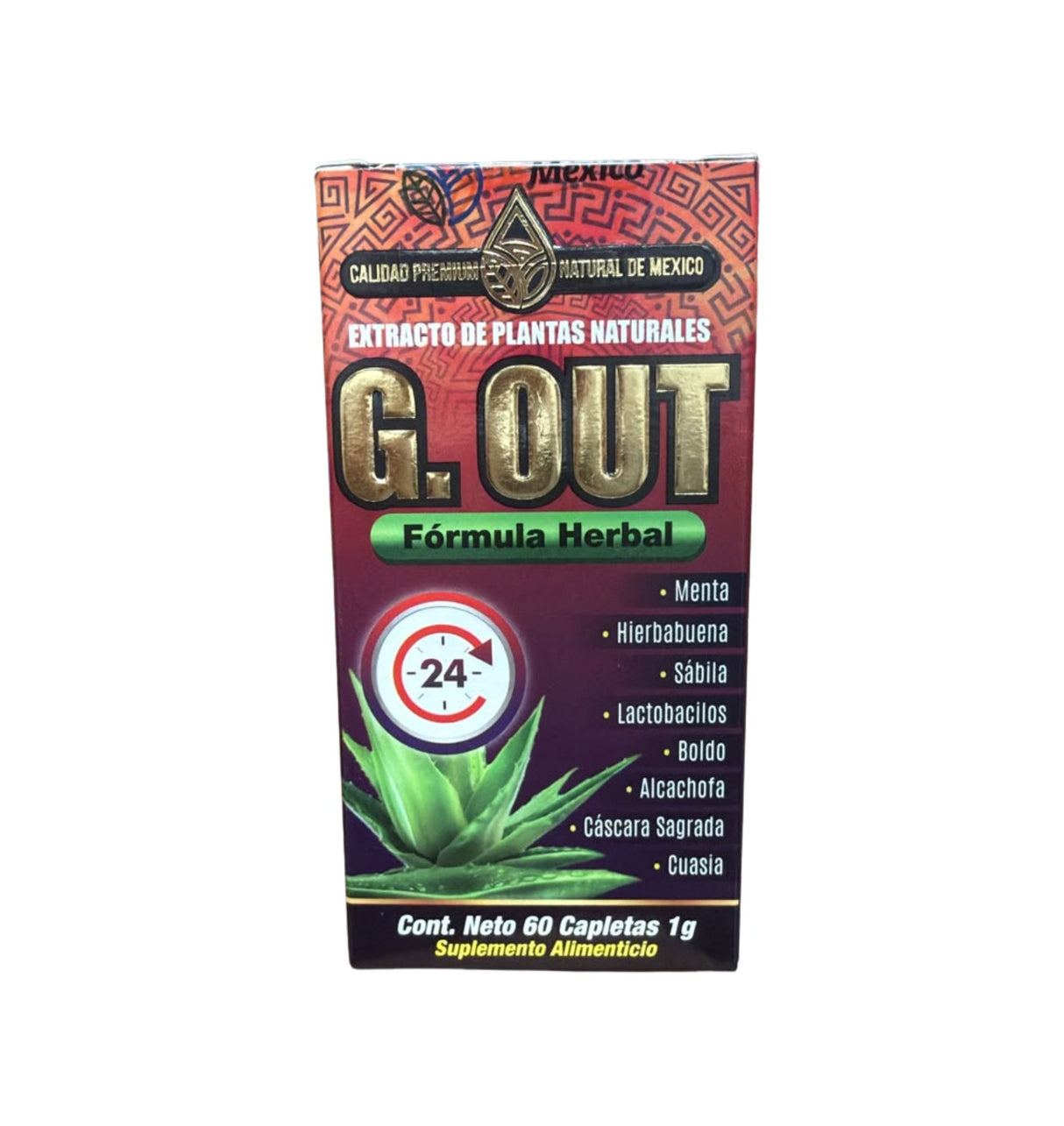 G. Out caplets / 60 caplets 1g / Linea Premium