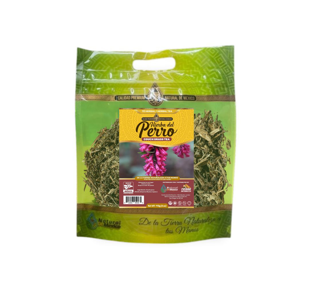 Hierba del Perro Té Herbal 113g - 4 oz / Couch Grass Herbal Tea 113g - 4 oz - Natural de Mexico