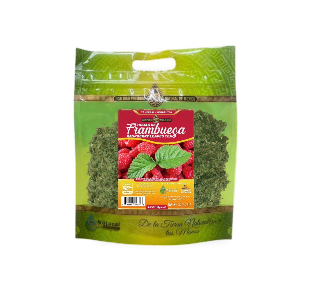 Hojas de Frambuesa Té Herbal 113g - 4 oz / Raspberry Leaves Herbal Tea 113g - 4 oz