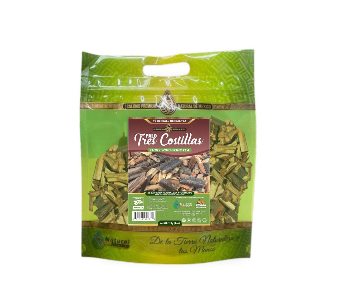 Palo de Tres Costillas Té Herbal 113g - 4 oz / Three Ribs Stick Herbal Tea 113g - 4 oz
