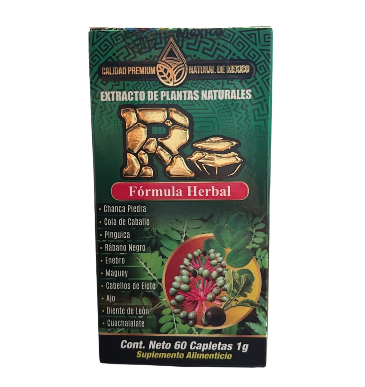 Rompe Piedra / 60 caplets 1g / Linea Premium